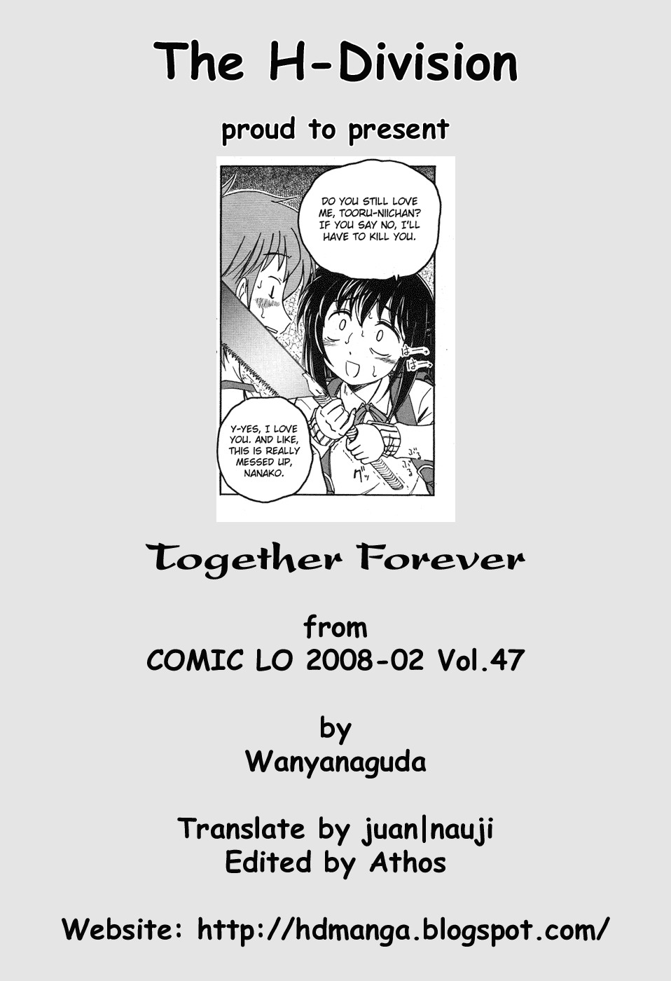 Zutto Issho | Together Forever hentai manga