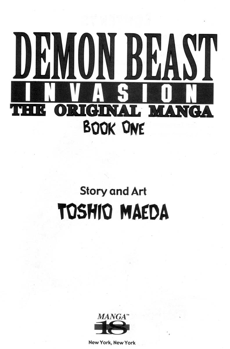 Demon Beast Invasion - Vol.001 2 hentai manga