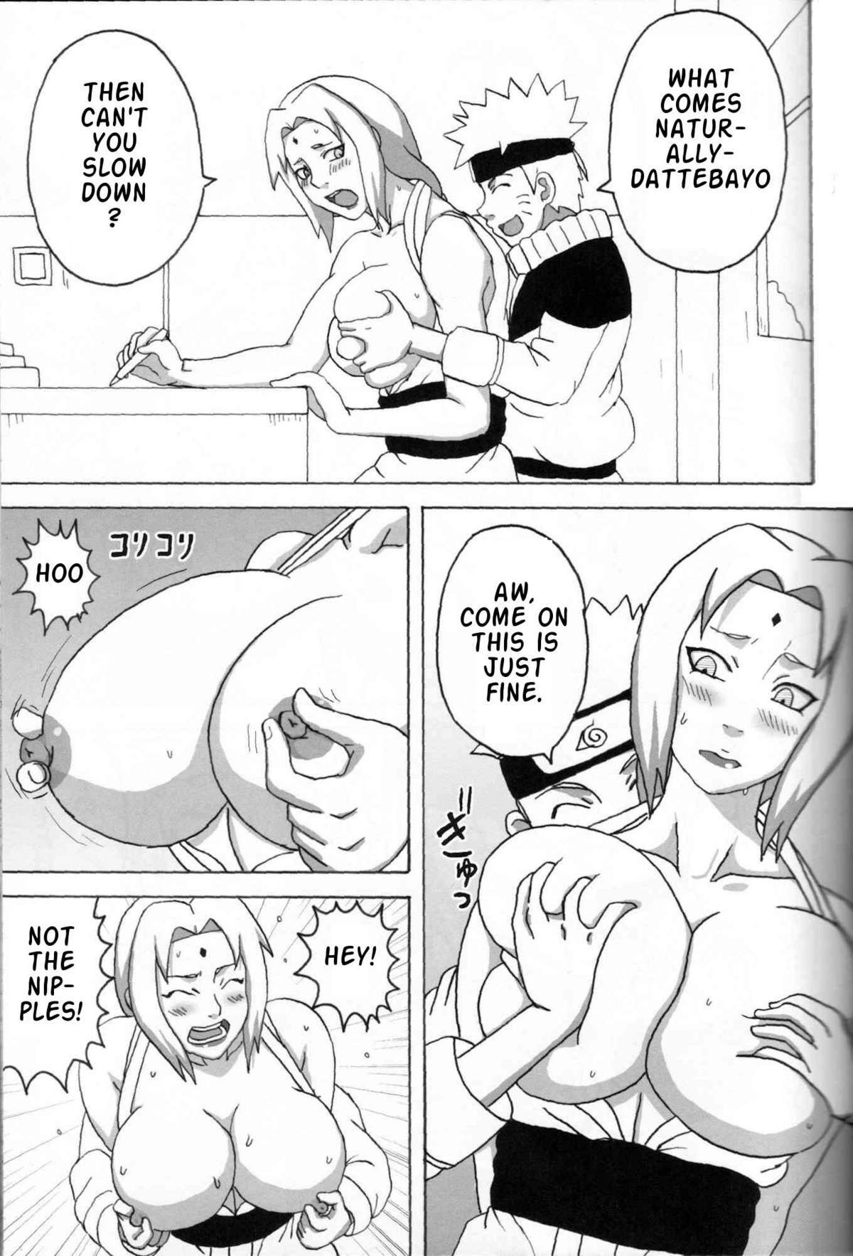 Kyounyuu no Ninja Chichikage | Big-Breast Ninja naruto 9 hentai manga