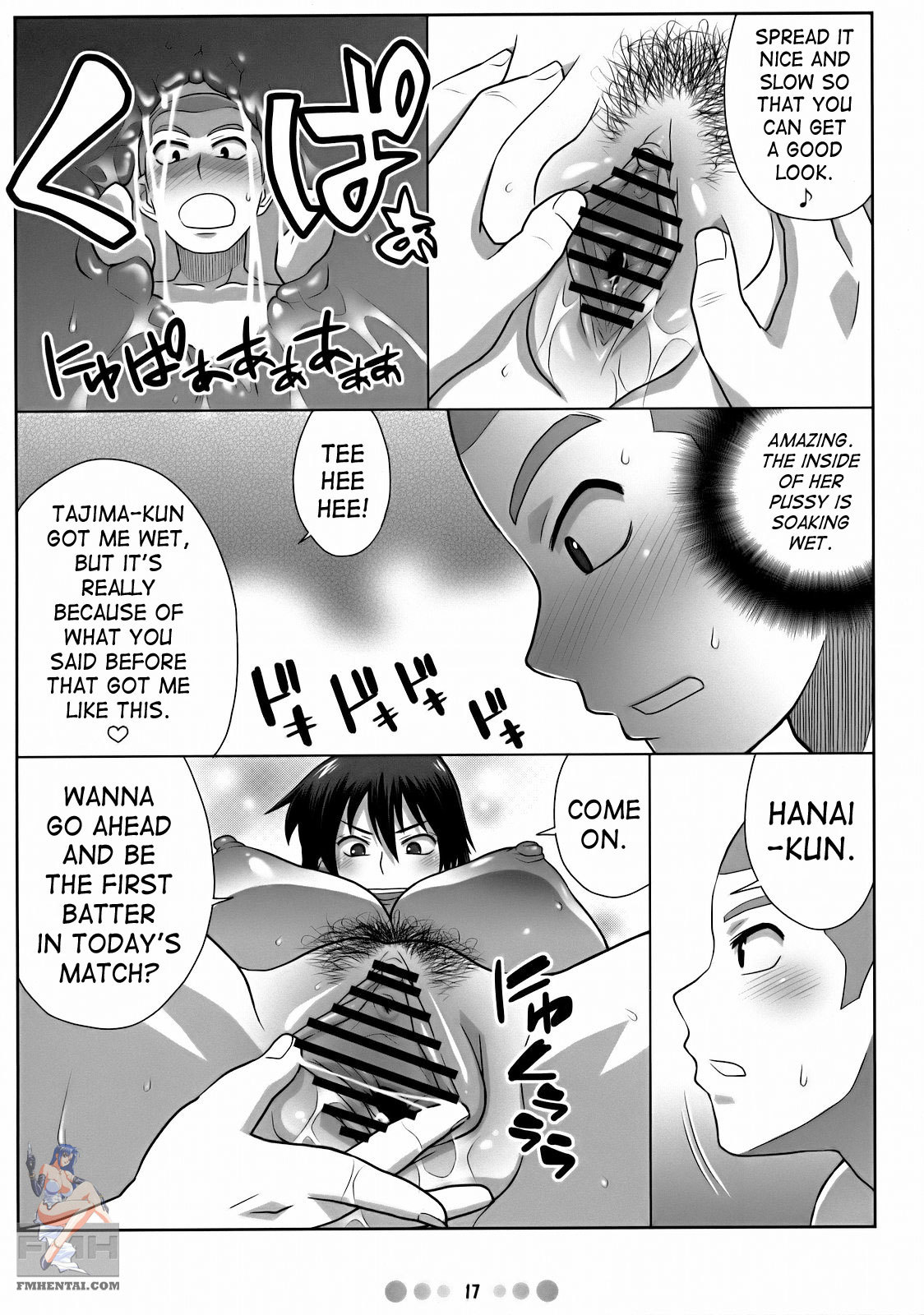 Momokan to 10 nin no Bat ookiku furikabutte 15 hentai manga