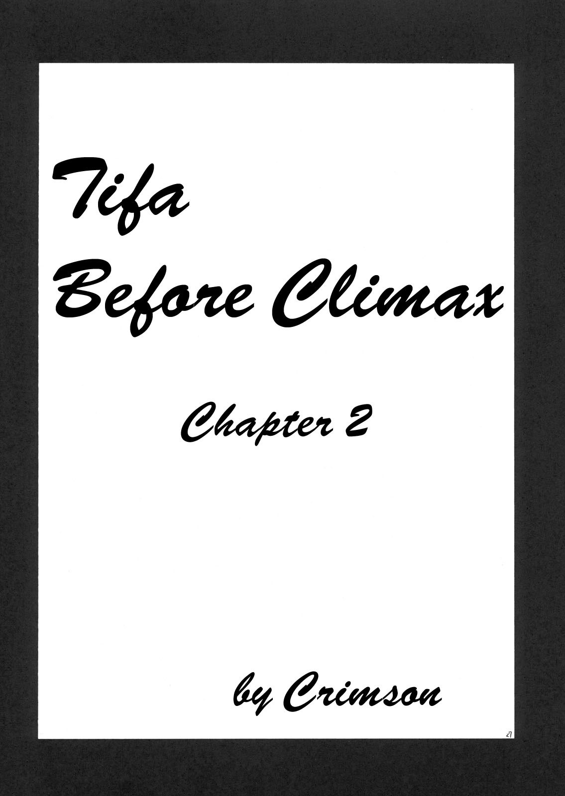 Tifa Kyokuzen | Tifa Before Climax final fantasy vii 24 hentai manga
