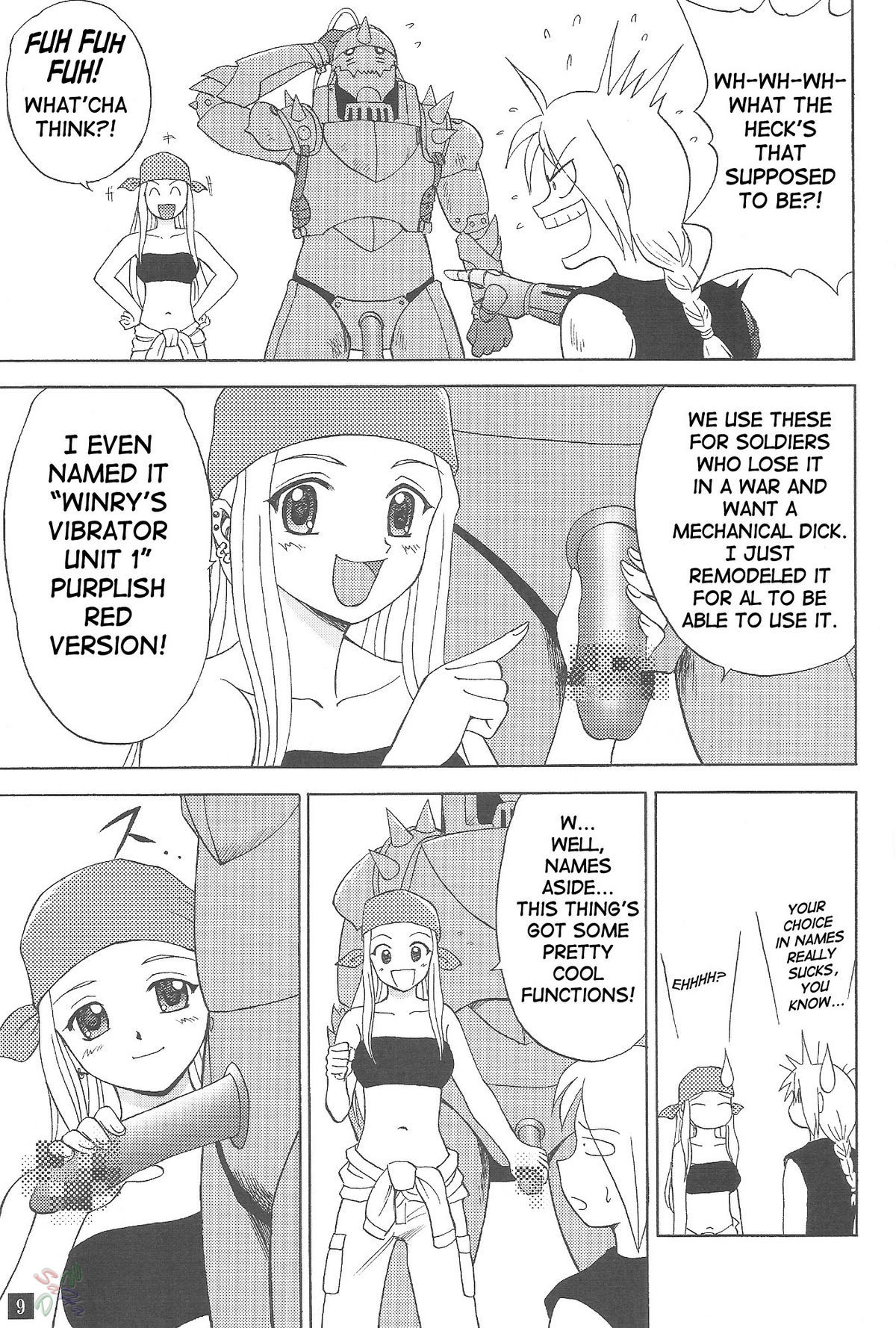 Winry no Win'win | Winry's Vibrator fullmetal alchemist 9 hentai manga