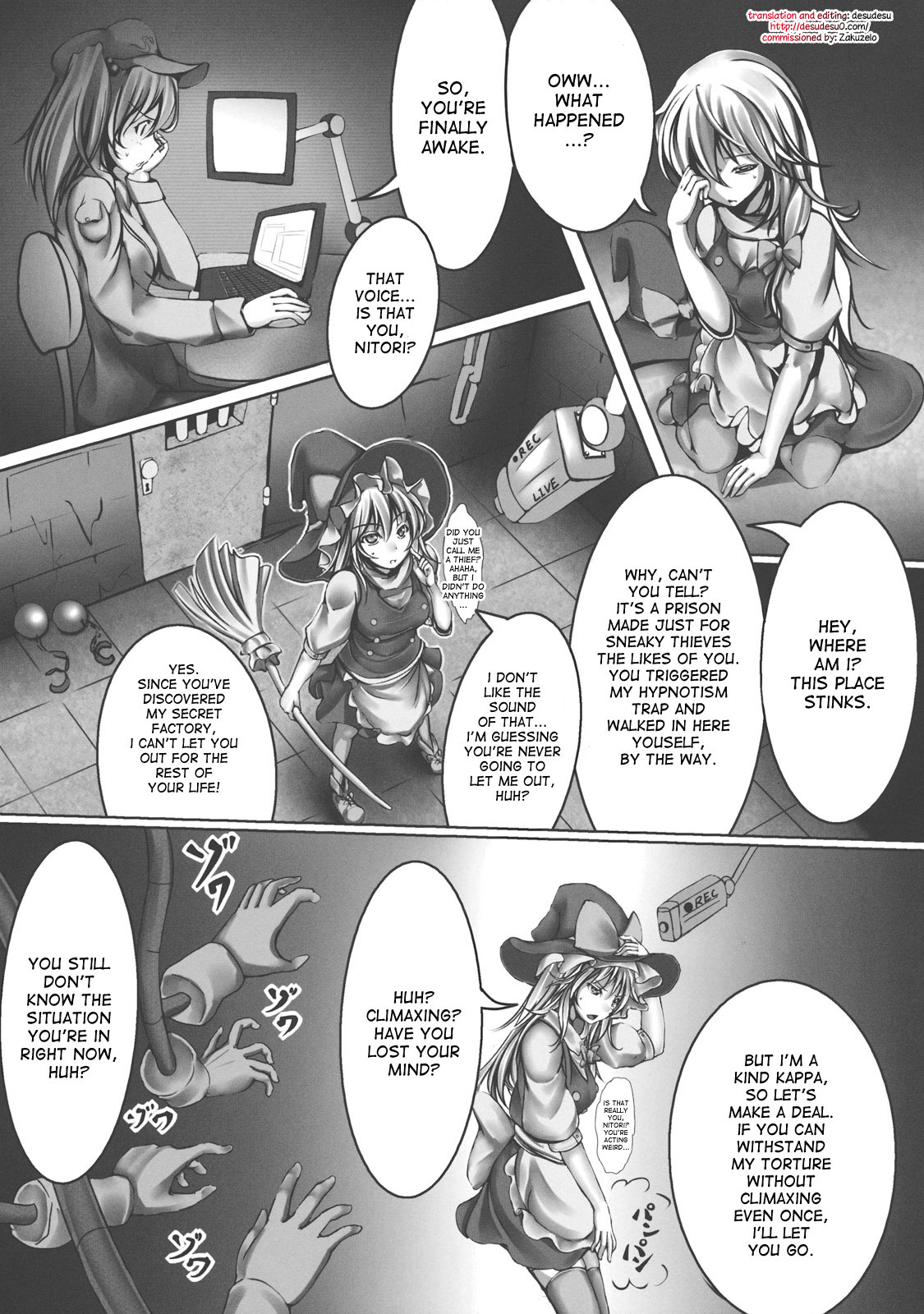 Kirisame Marisa Rape Machine page 5 full