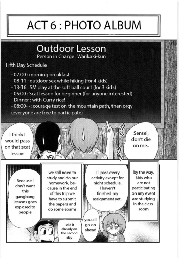 Manami Sensei no Kougaigakushuu Ch. 6 | Manami Sensei's Outdoor Lesson Ch. 6