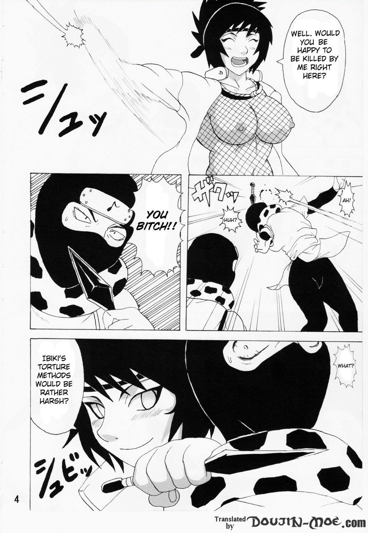 Mitarashi Anko Hon naruto 4 hentai manga