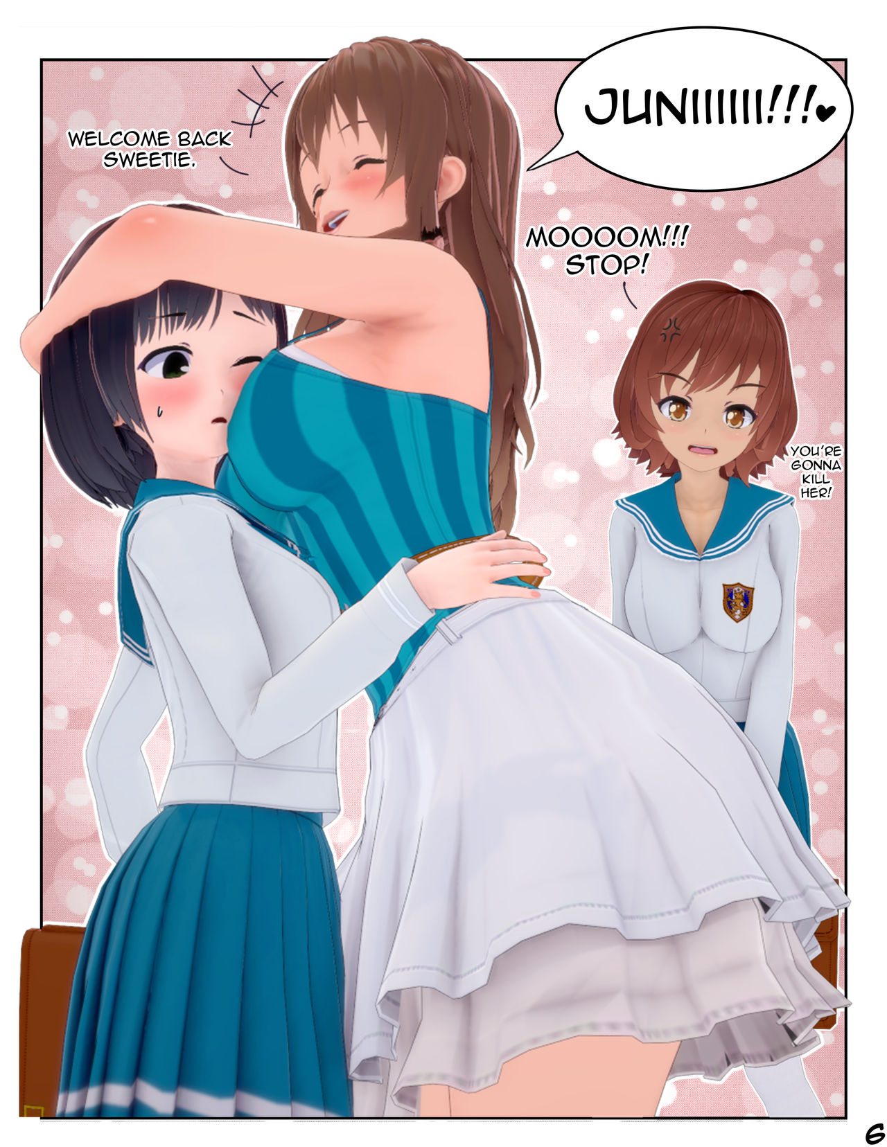 Sleepover at Hini's page 8 full