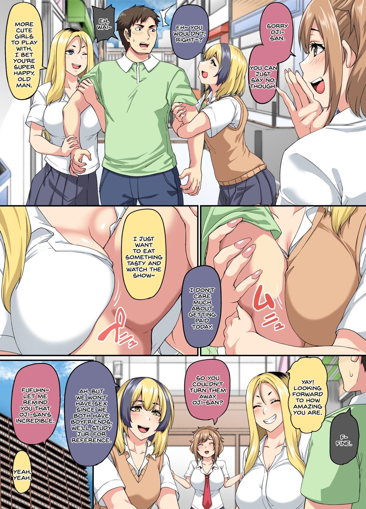 Papakatsu SeFri Gal ga Tomodachi o Tsurete kita node Kuttetara Gyaku ni Kakomare Yowasare Shiboritorare Ie o Yaribeya Atsukai sareru Hanashi page 7 full
