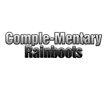 Comple-Mentary Rainboots