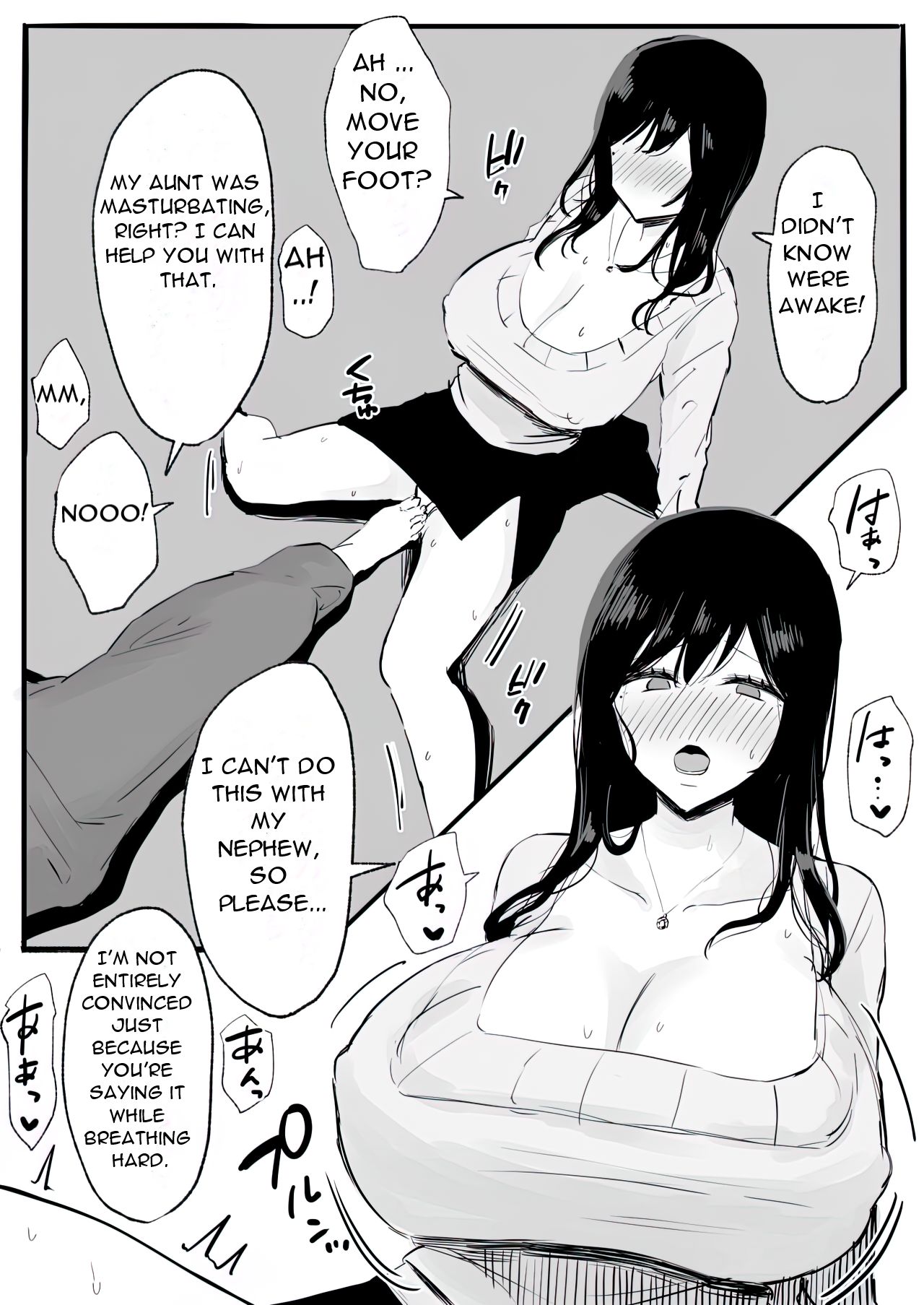 Kyounyuu de Bijin na Obasan gan Kotatsu de Onanieshite Takara Asa Made Hamemakutta - My Busty, Beautiful Aunt was Masturbating in the Kotatsu, So I Fucked Her until... page 6 full