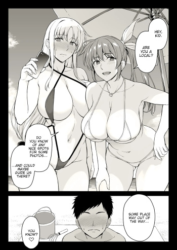 Ecchi na Onee-san-tachi ni Beach de Gyakunansareta Ken